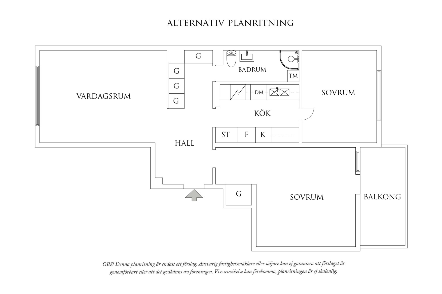 Planritning 2 Axgatan 26