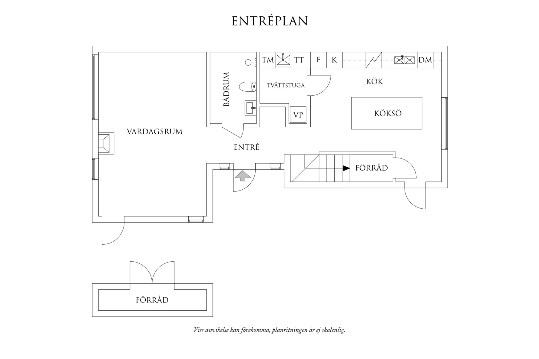 Planritning 1 Skogskullevägen 33