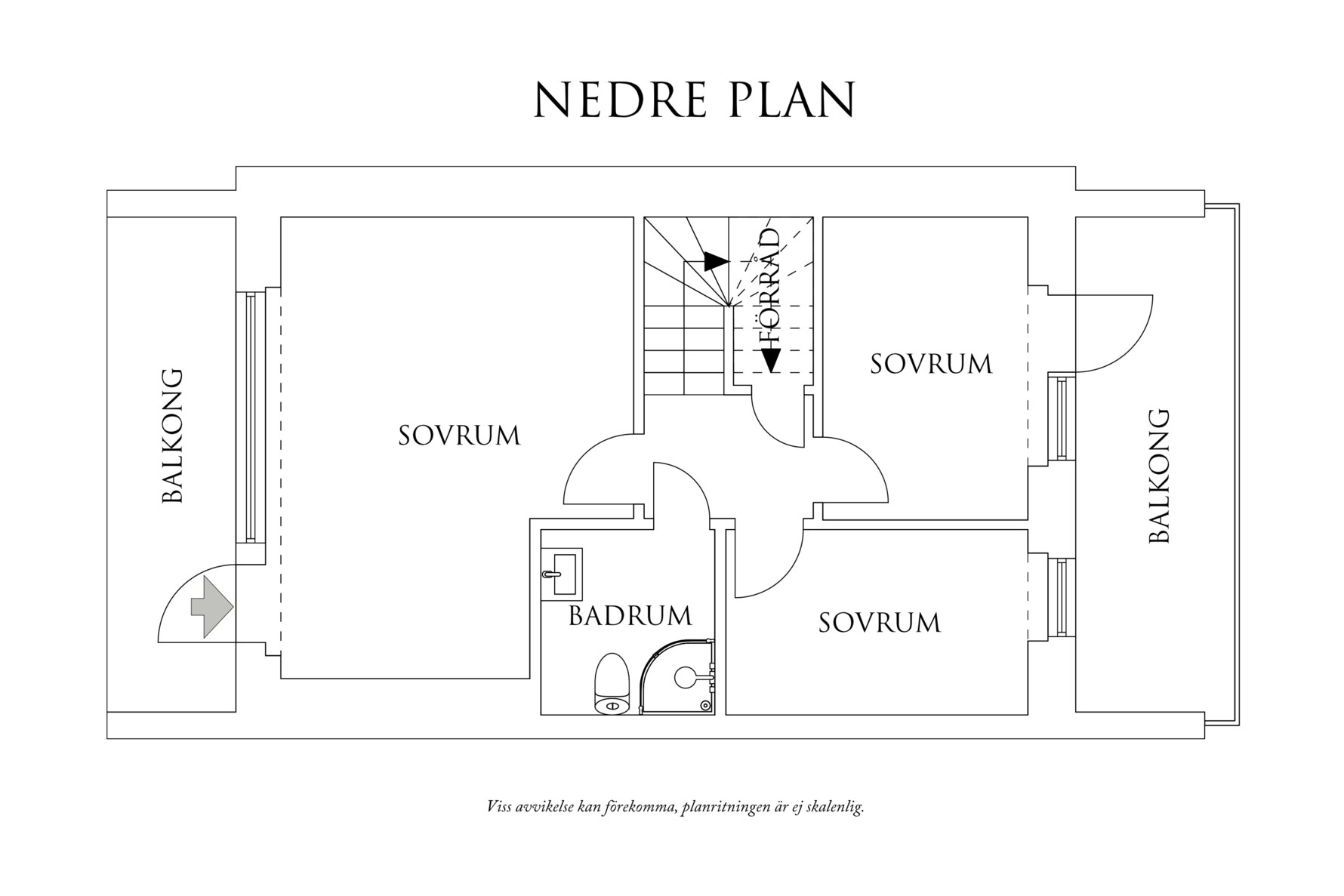 Planritning 2 Doktor Allards gata 12