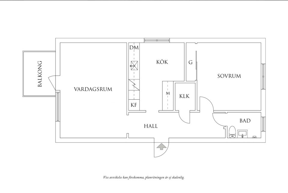 Planritning 1 Brynolfsgatan 1E
