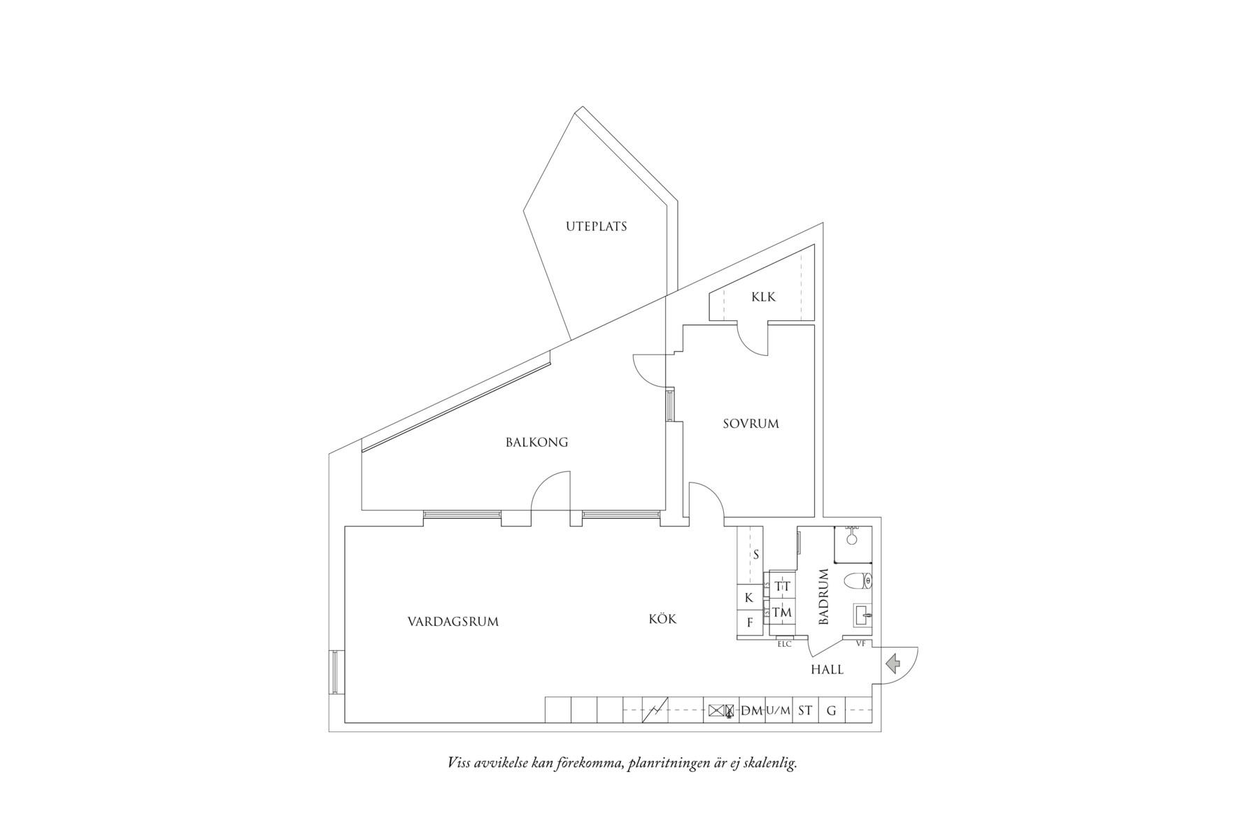 Planritning 1 Kvarnbygatan 31