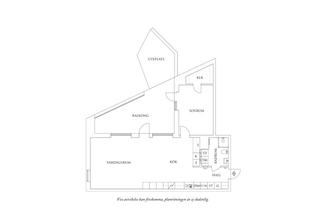 Planritning 1 Kvarnbygatan 31