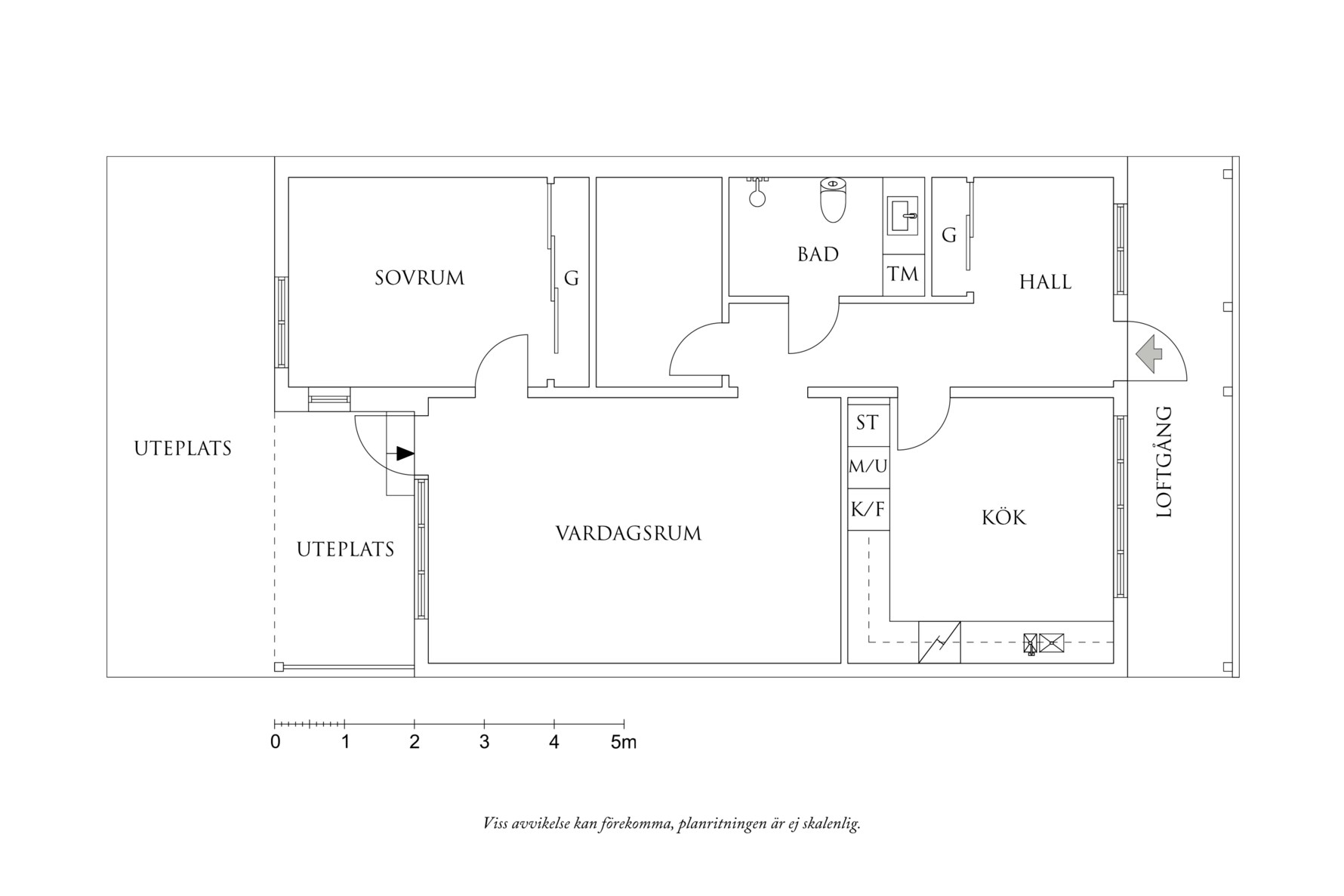 Planritning 1 Bredängen 41