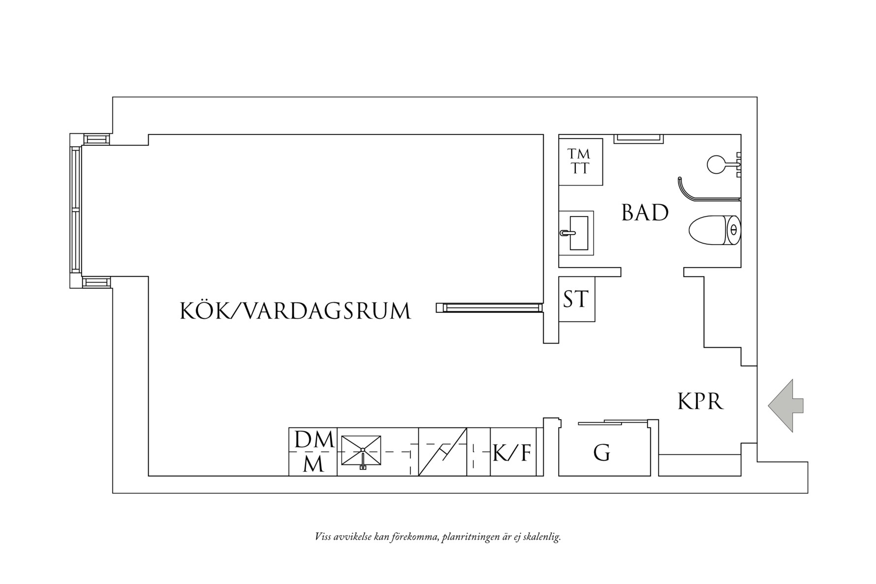 Planritning 1 Mölndalsvägen 87B