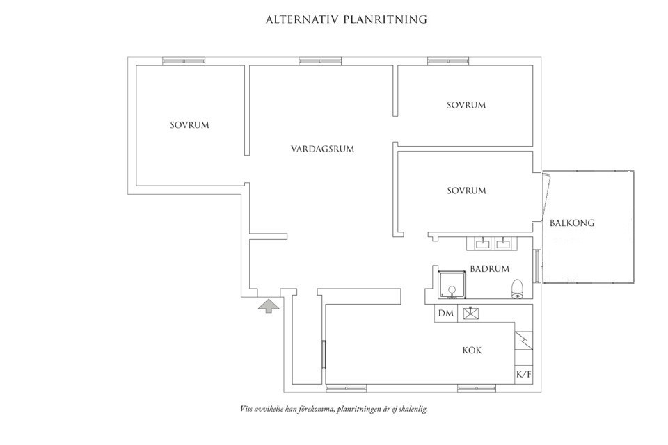 Planskiss Brevduvegatan alternativ