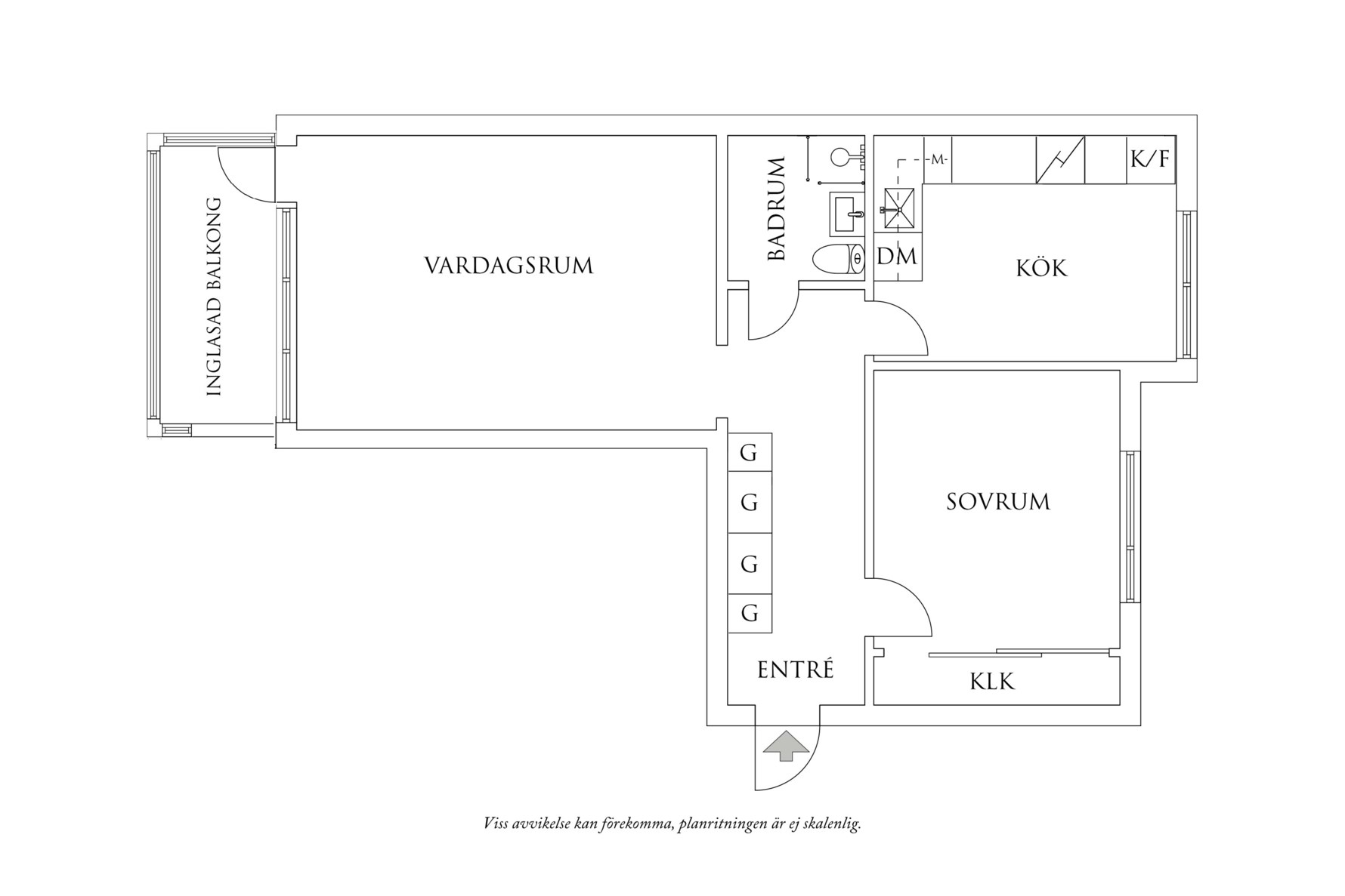Planritning 1 Tvillinggatan 5A