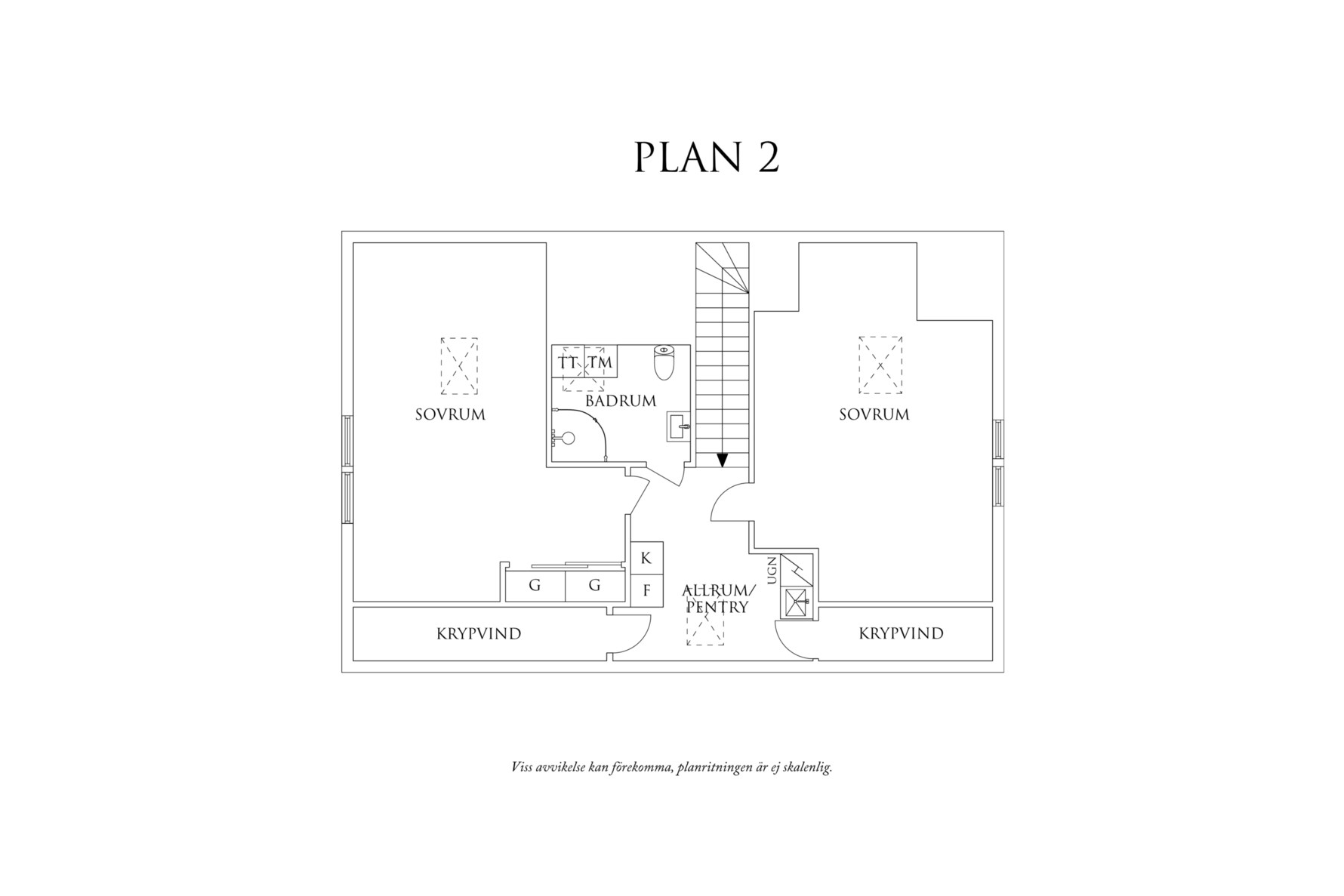 Planritning 2 Kallsgatan 6