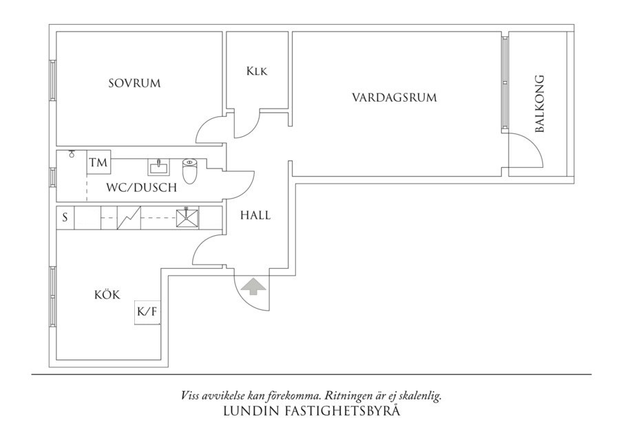 Planritning 1 Kapplandsgatan 48