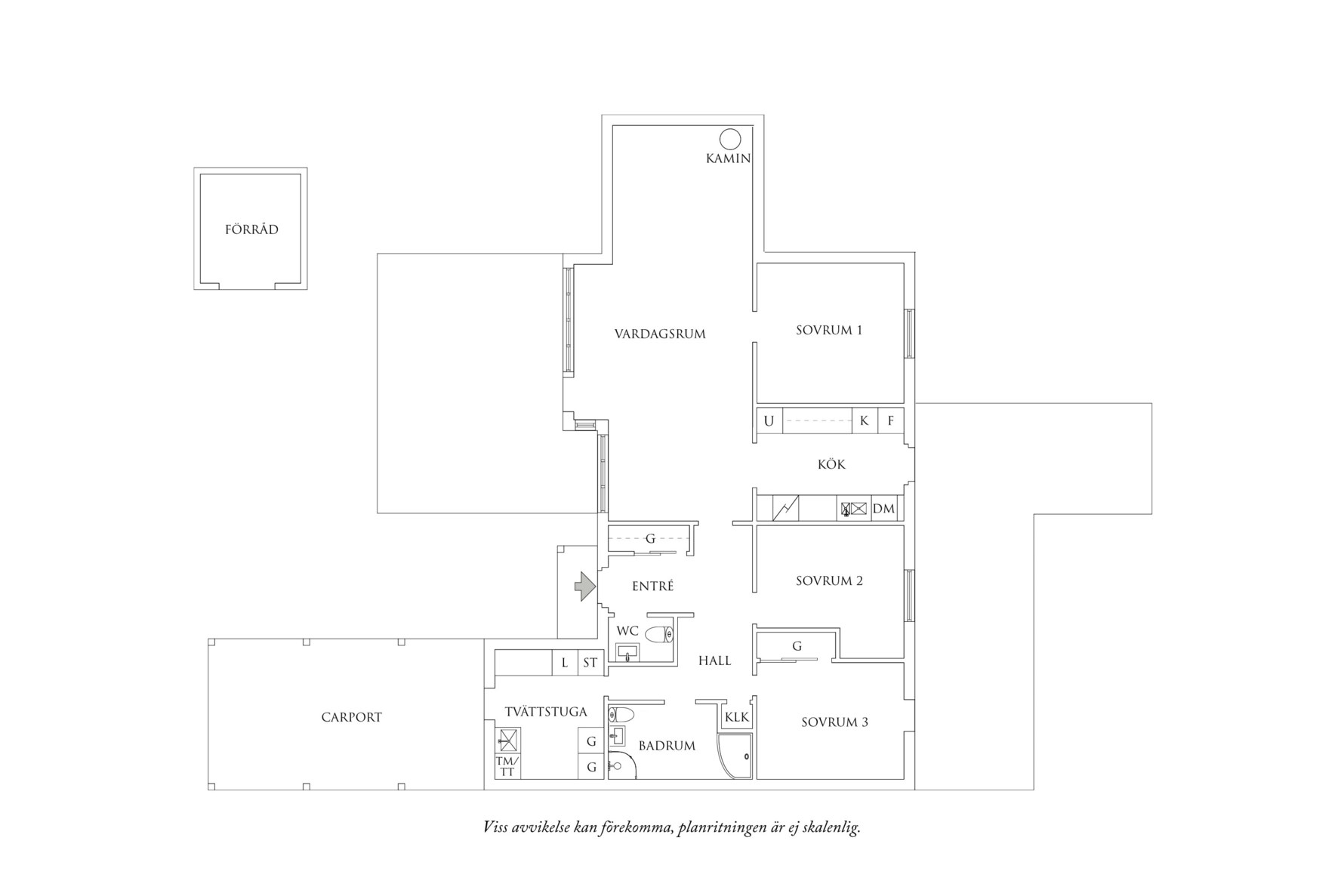 Planritning 1 Heljereds Byväg 5