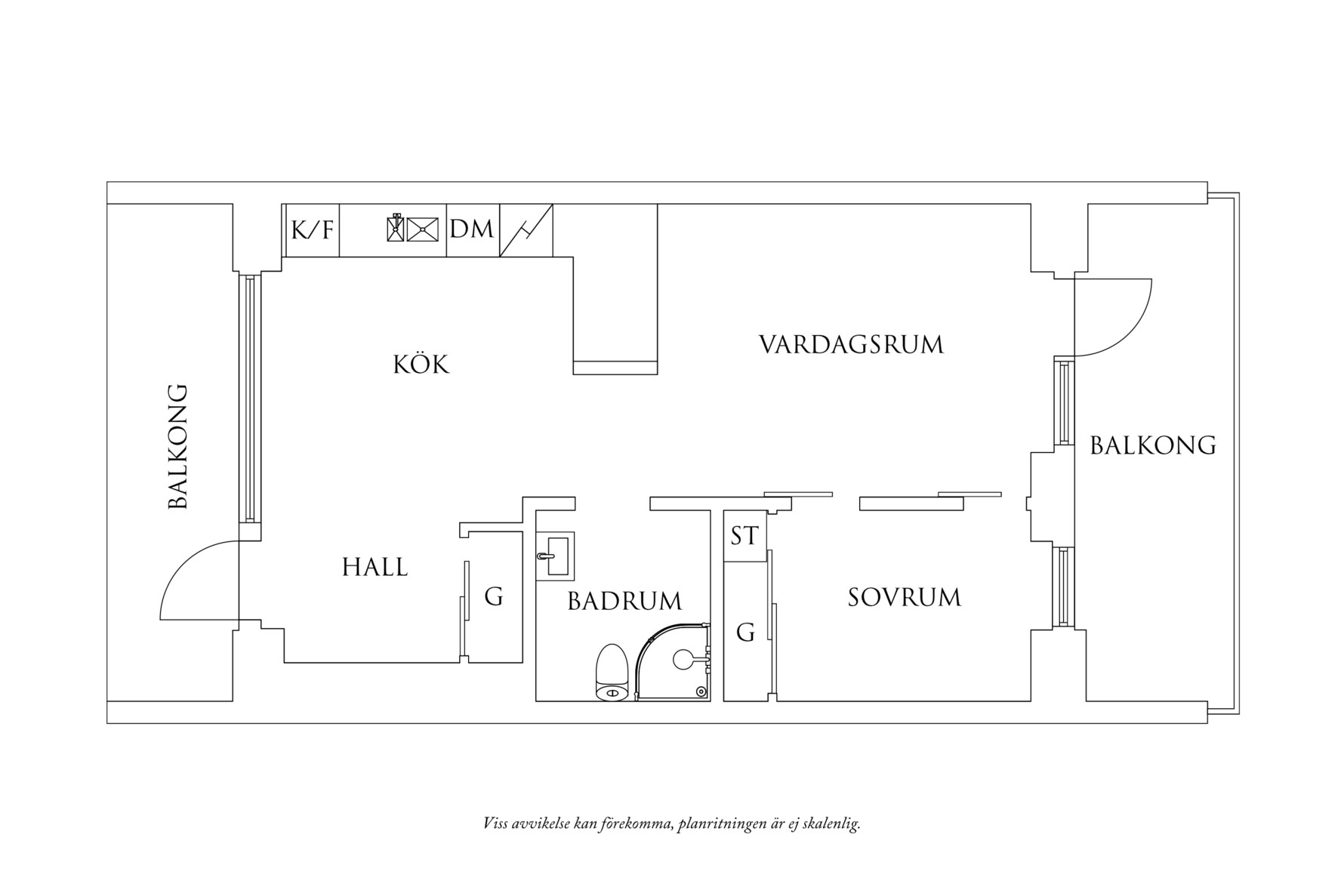 Planritning 1 Doktor Allards gata 10