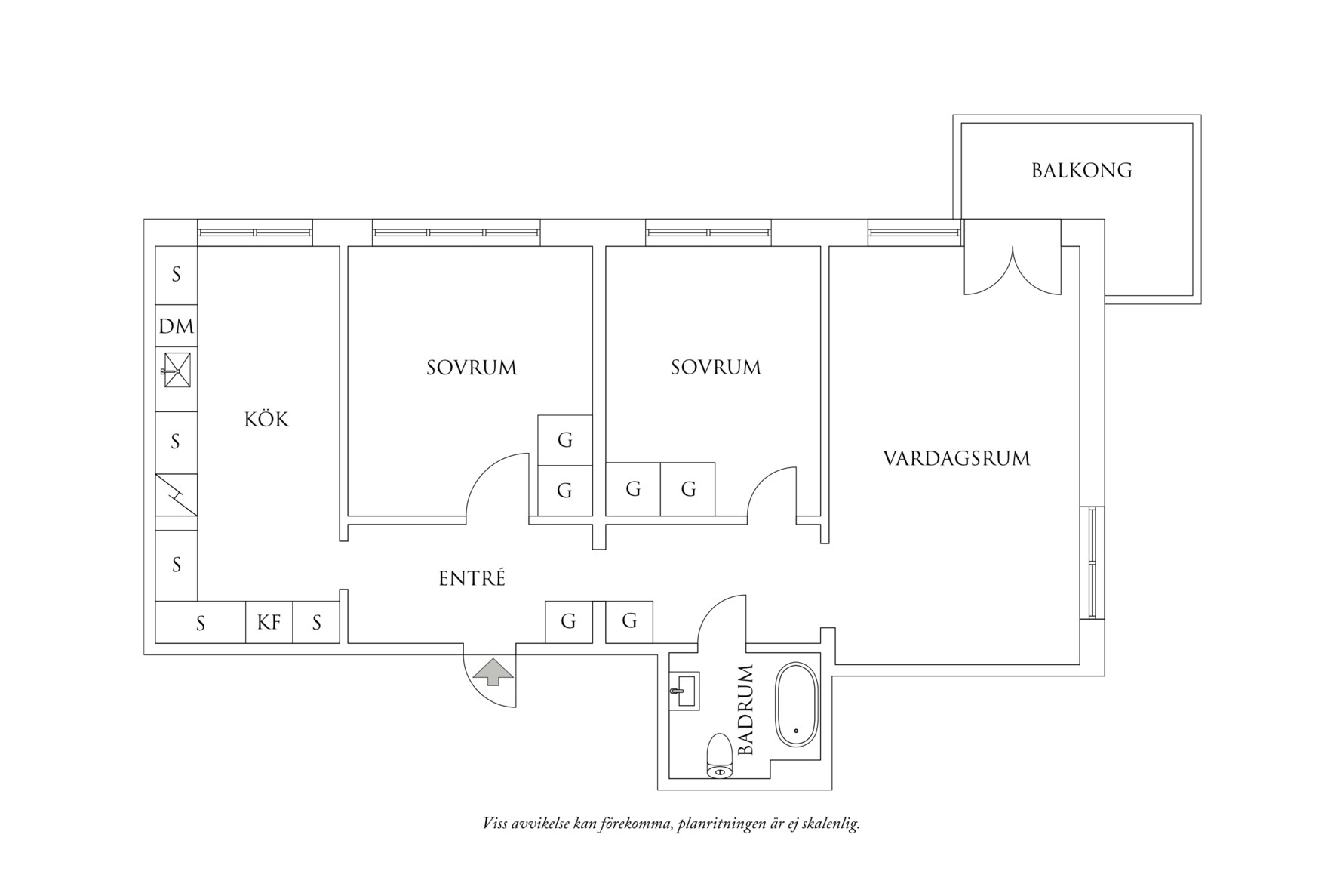 Planritning 1 Spaldingsgatan 9