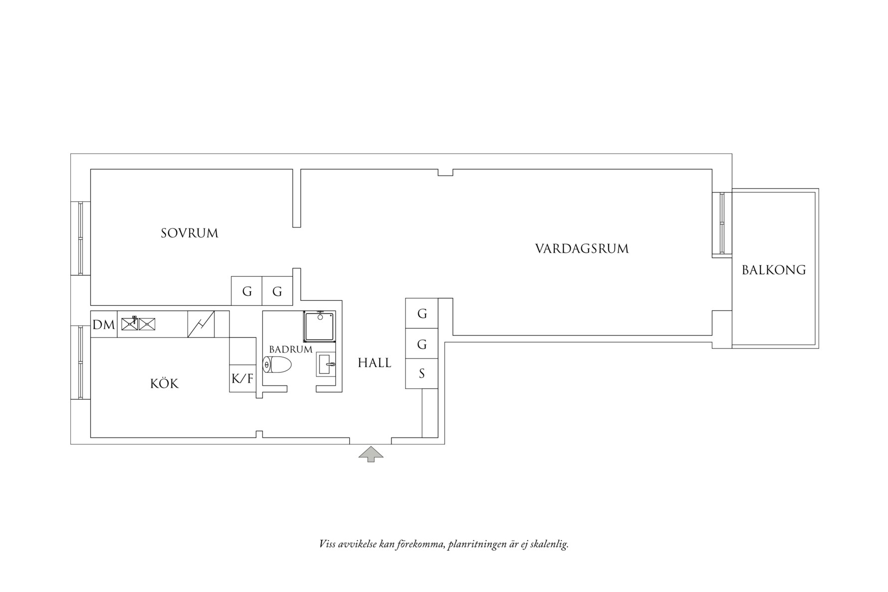 Planritning 1 Spaldingsgatan 9