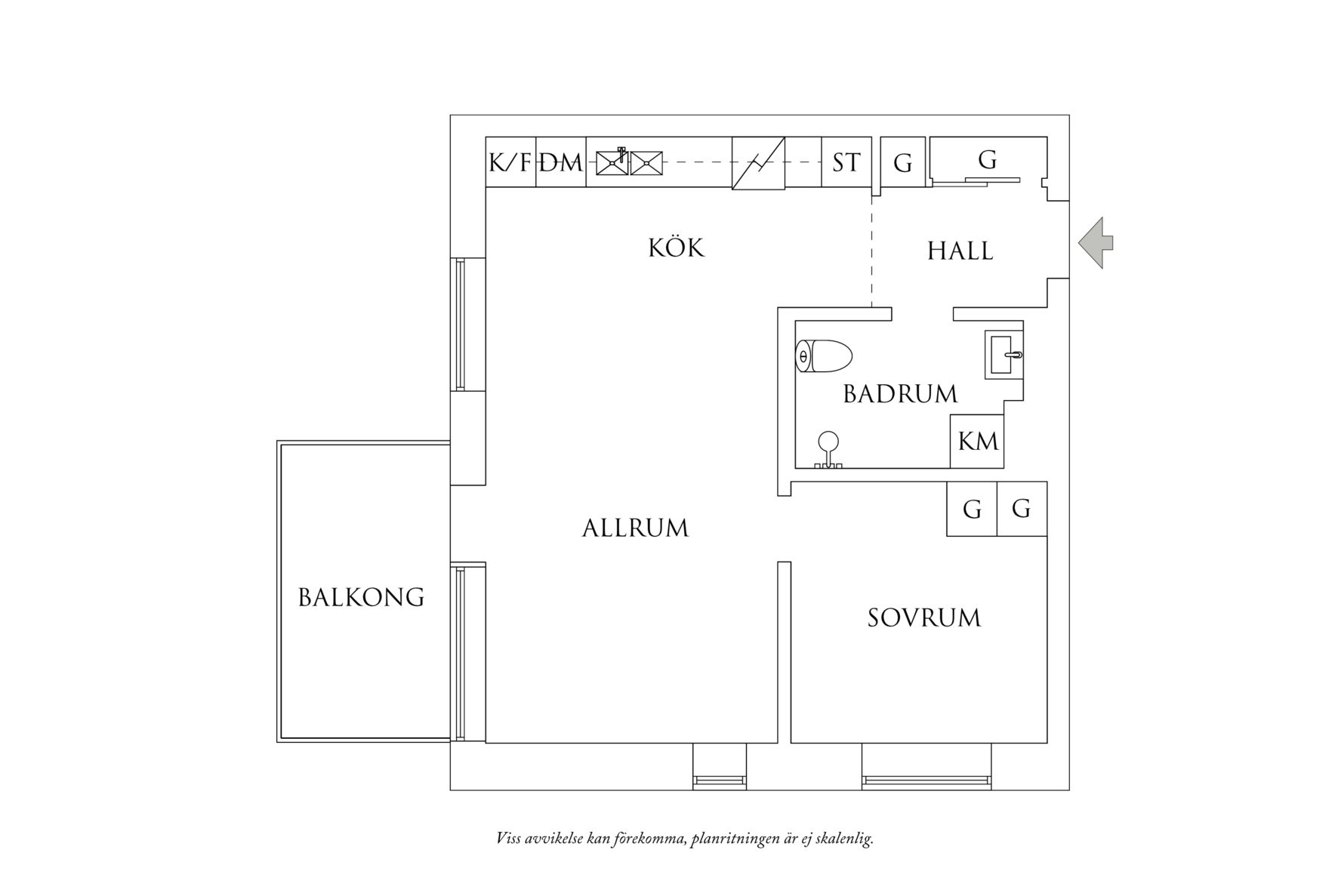 Planritning 1 Uggleberget 26