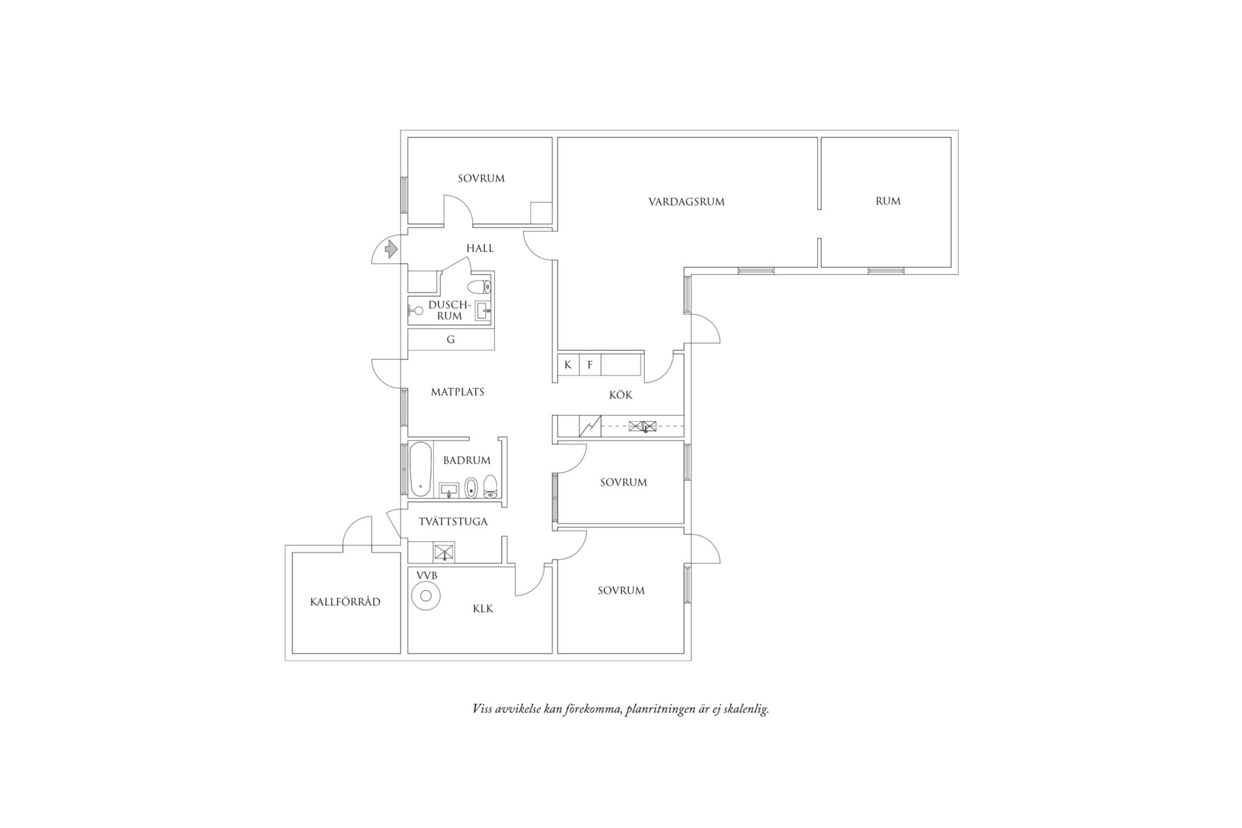 Planritning 1 Lindåsvägen 56