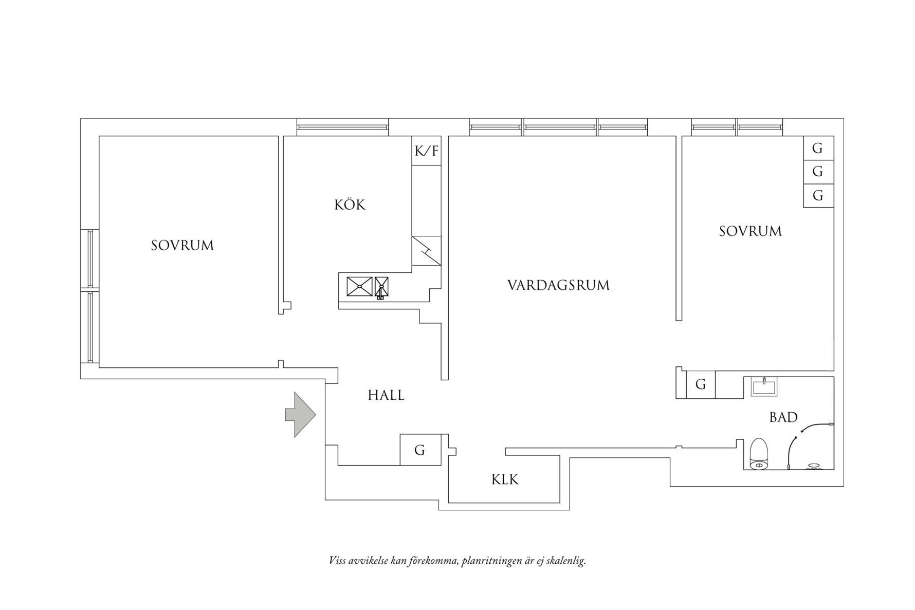 Planritning 1 Engdahlsgatan 2