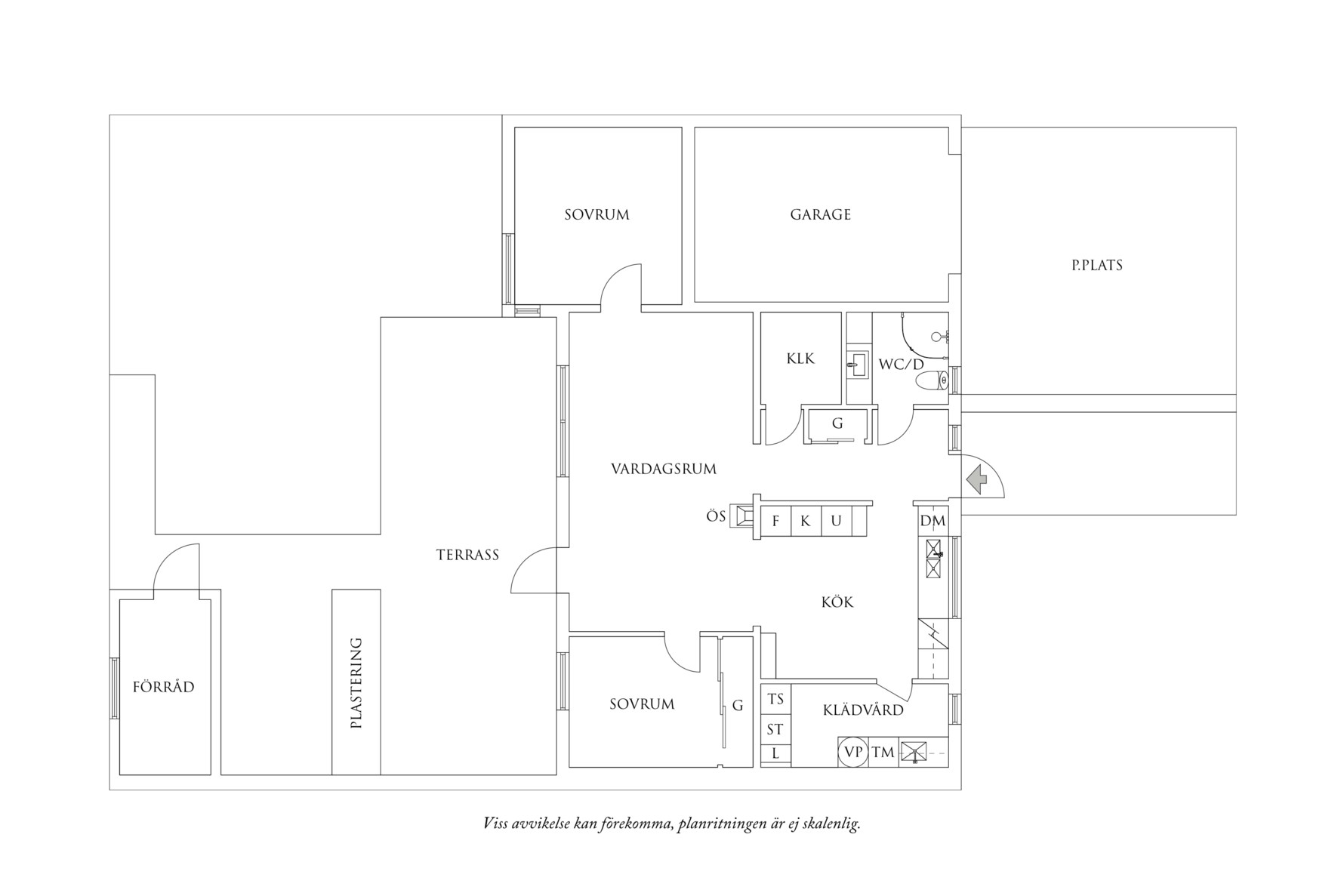 Planritning 1 Landhöjningsvägen 37