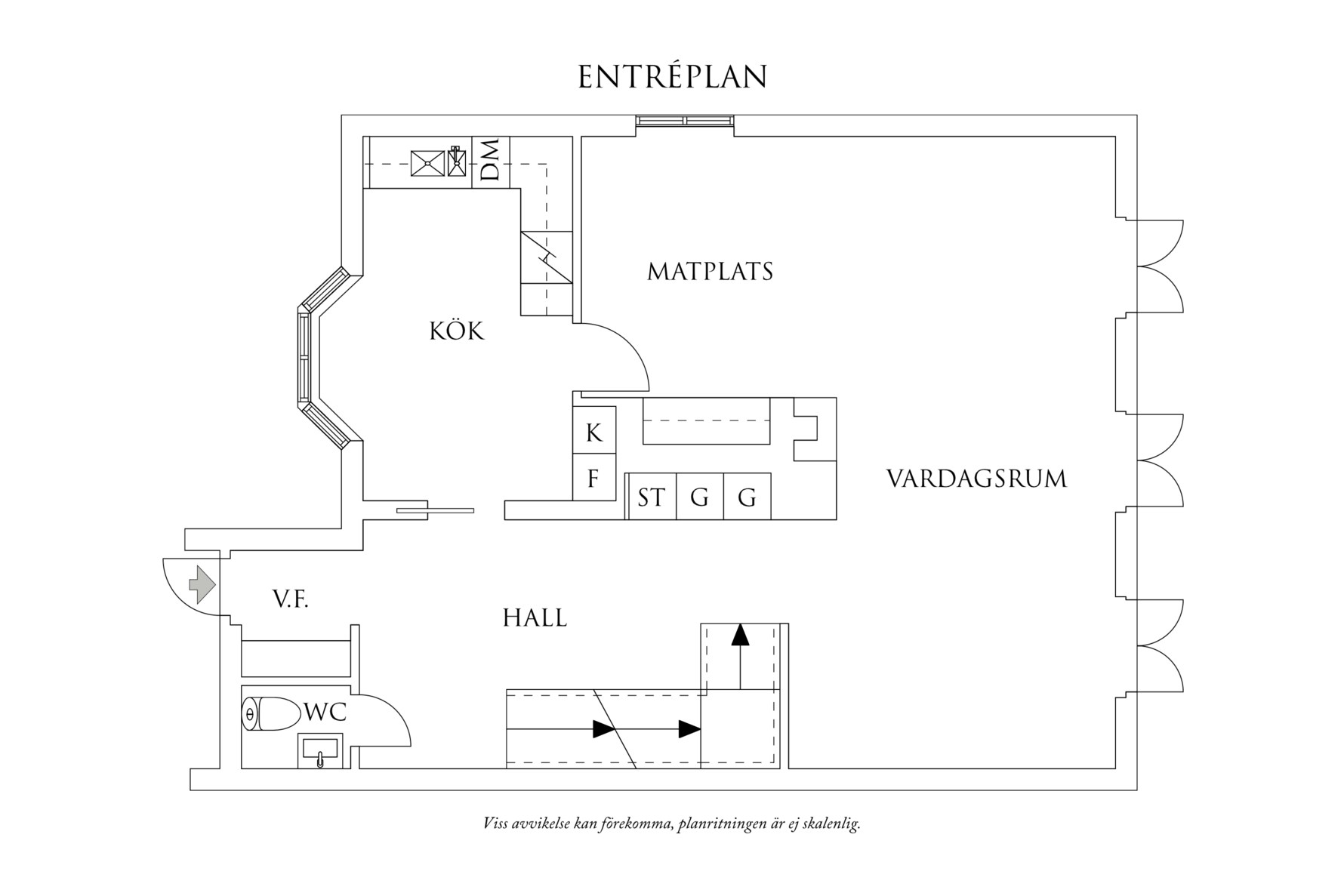 Planritning 1 Stora Gårda 14