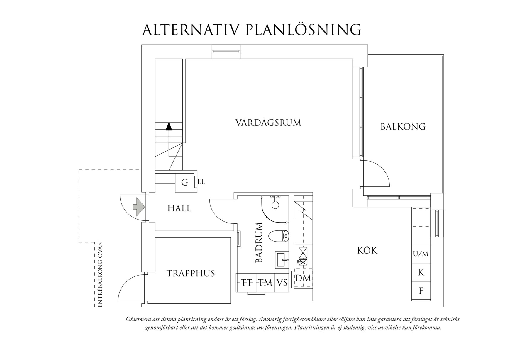 Alternativ planlösning