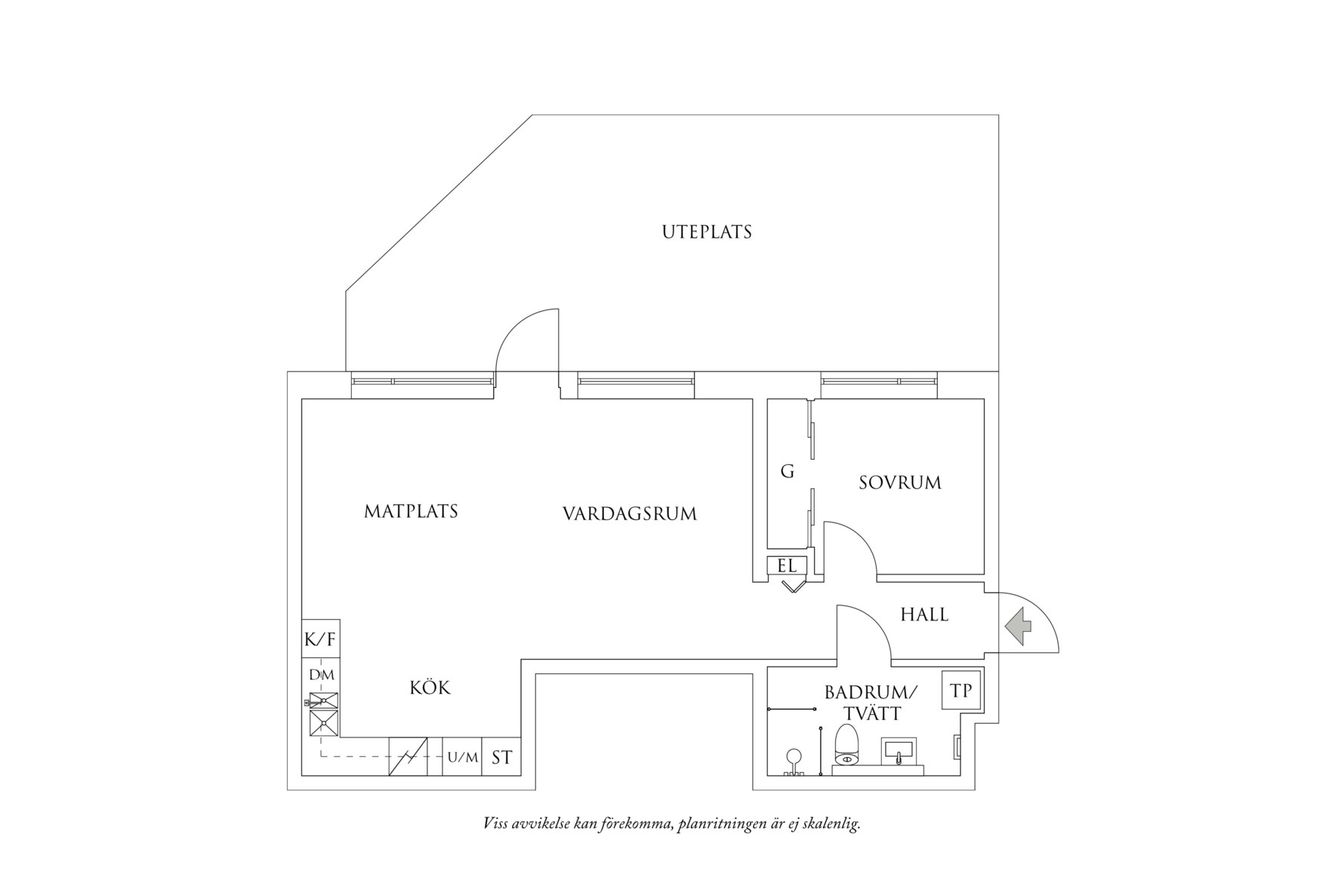 Planritning 1 Vestagatan 11