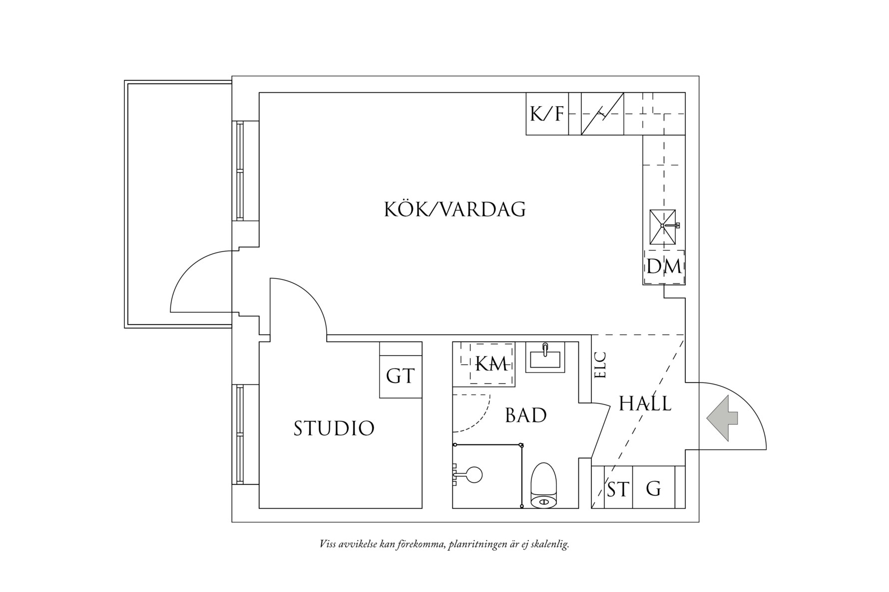 Planritning 1 Nordhemsgatan 10