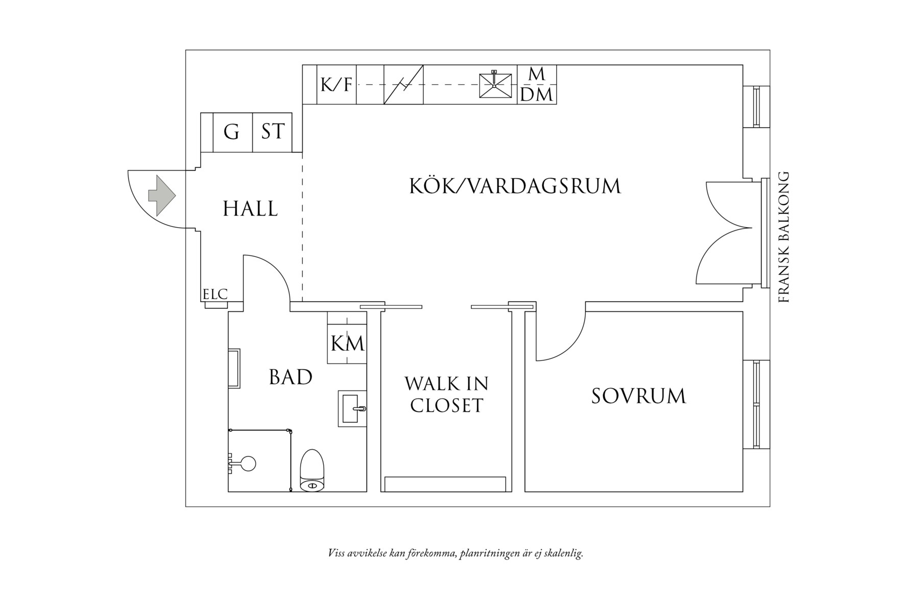 Planritning 1 Nordhemsgatan 10
