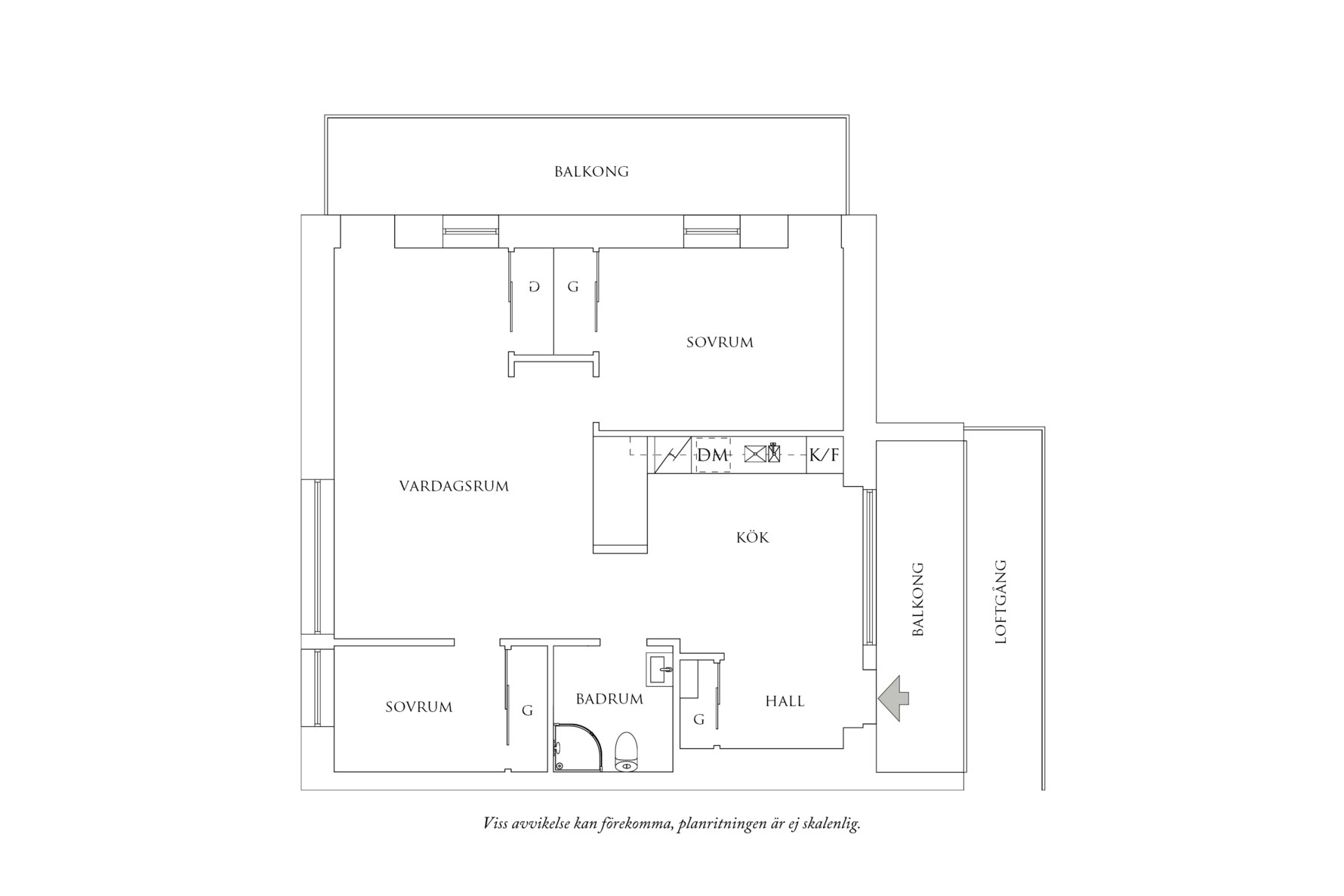 Planritning 1 Doktor Allards gata 12