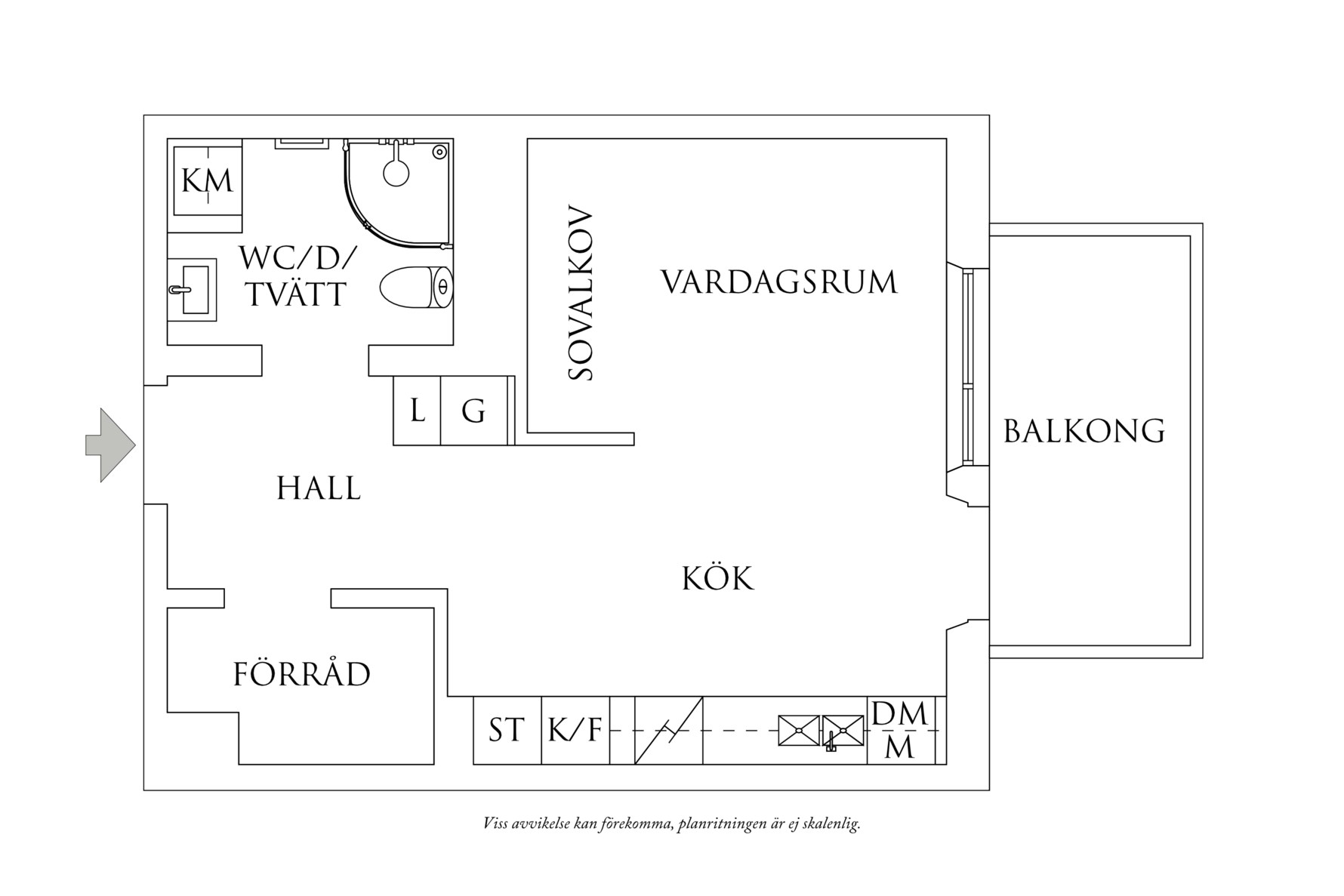Planritning 1 Grafiska vägen 4C