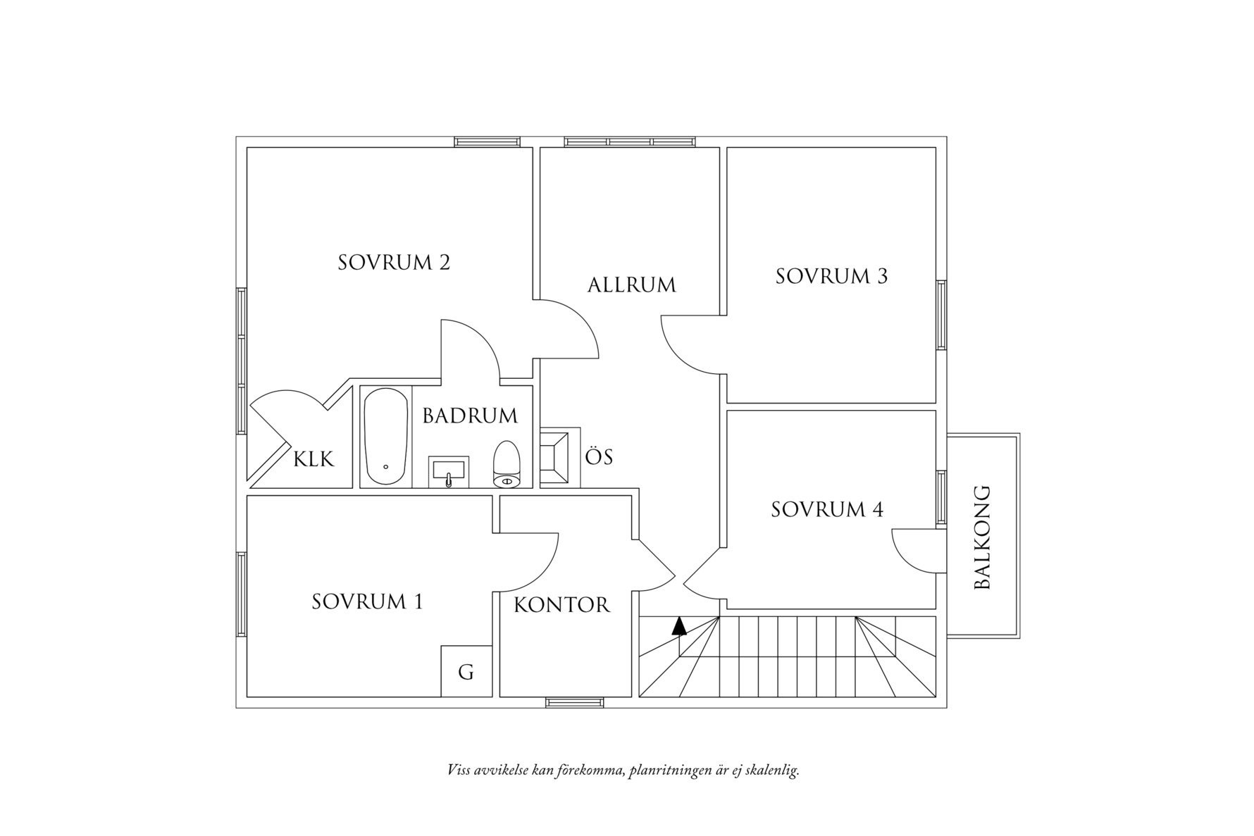 Planritning 2 Prästgärdevägen 26