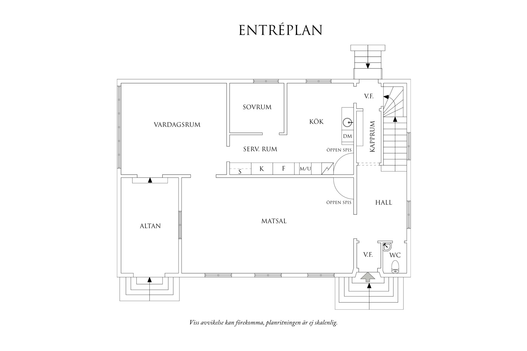 Planritning 1 Oxhagsgatan 63