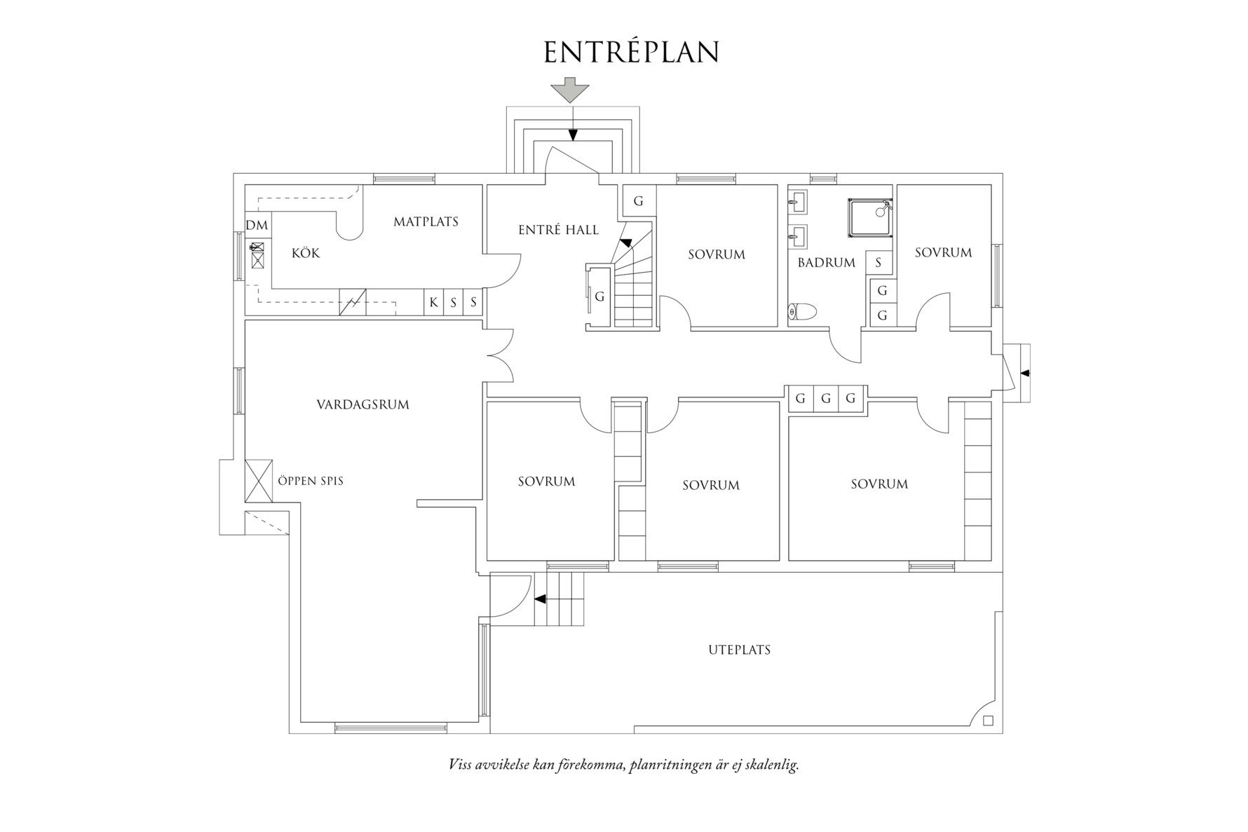 Planritning 1 Sjögången 2