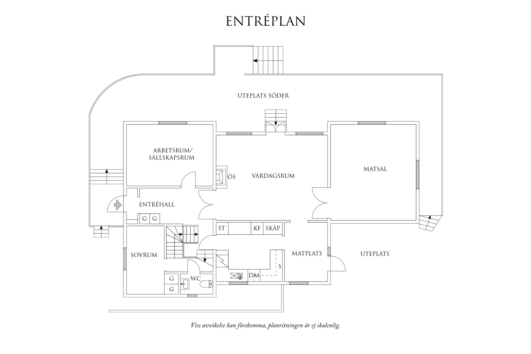 Planritning 1 Gullyckevägen 12