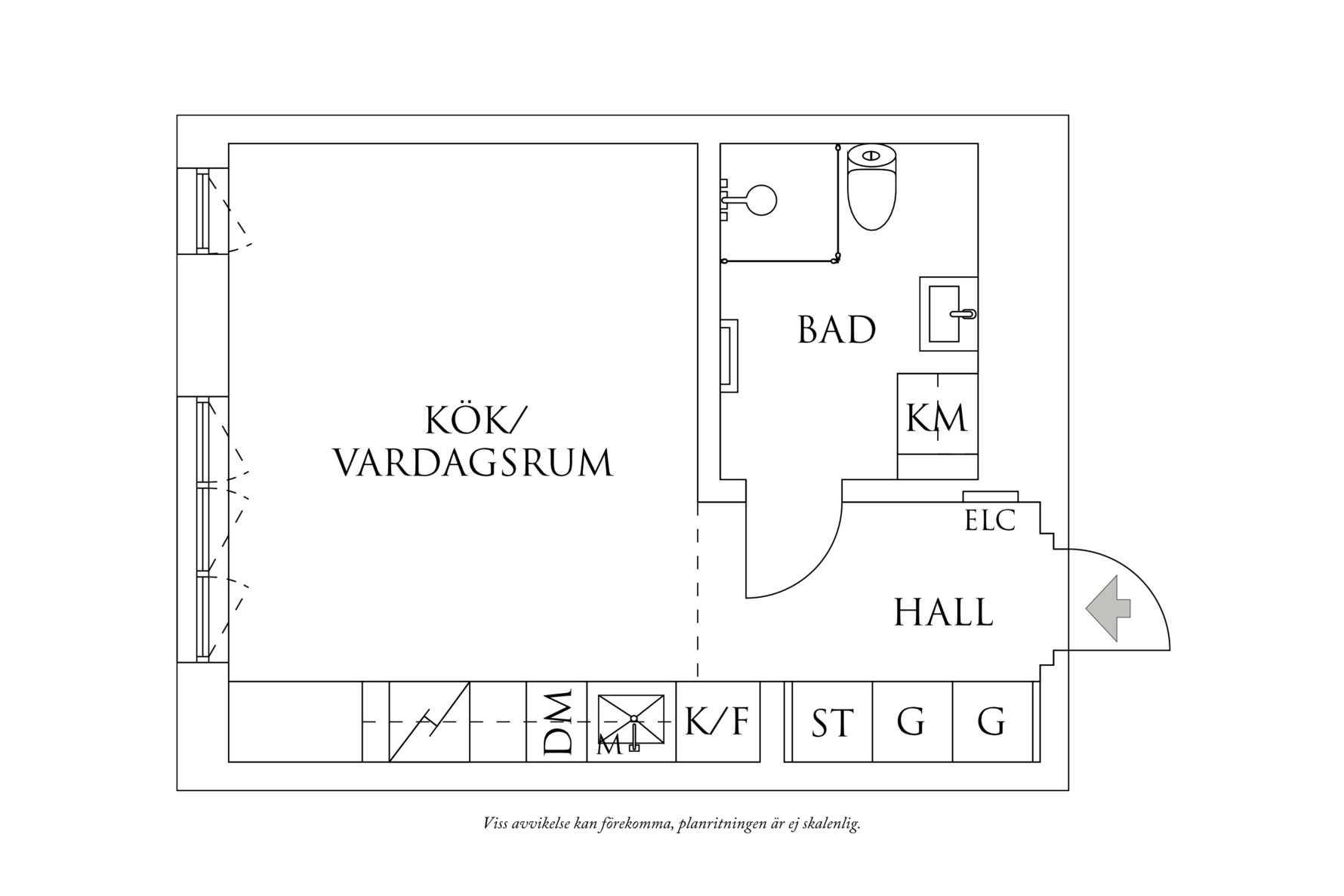 Planritning 1 Nordhemsgatan 10