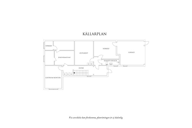 Planritning 2 Hovås Sandkulleväg 7A