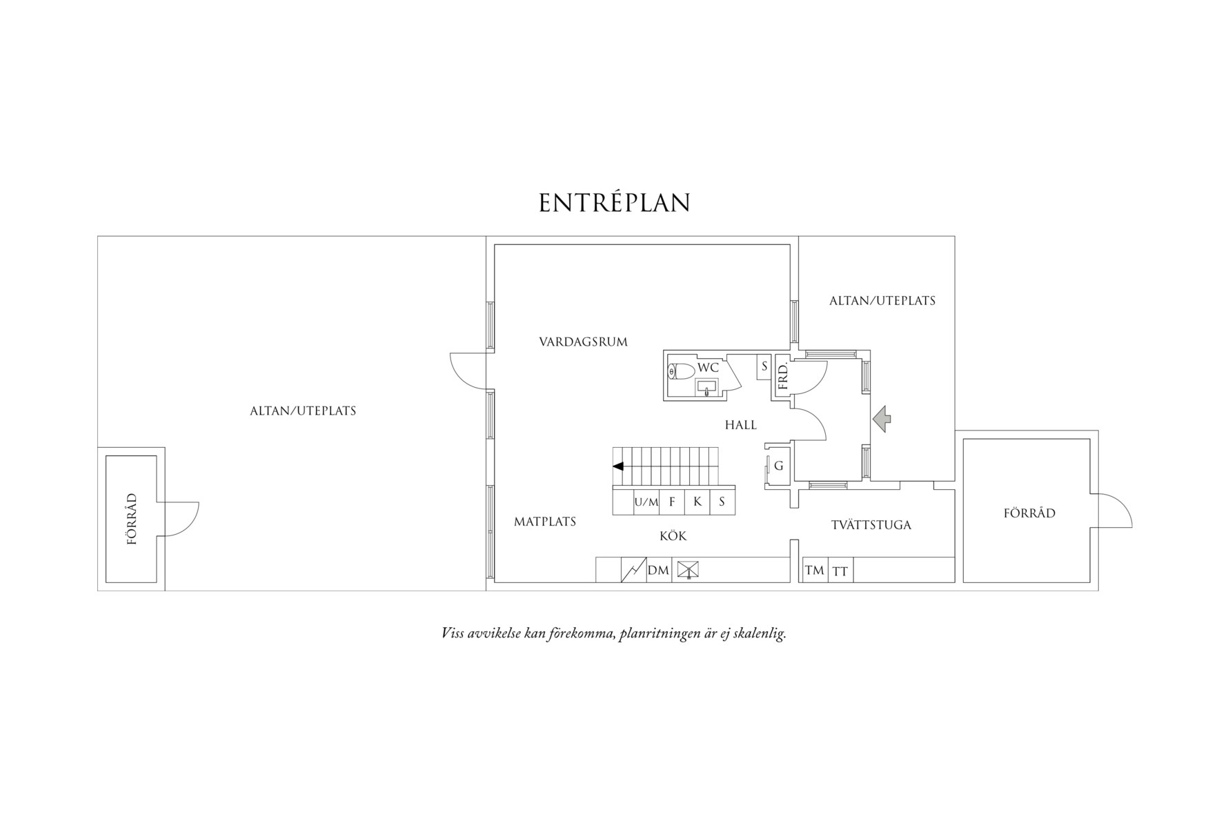 Planritning 1 Kupeskärsgatan 15