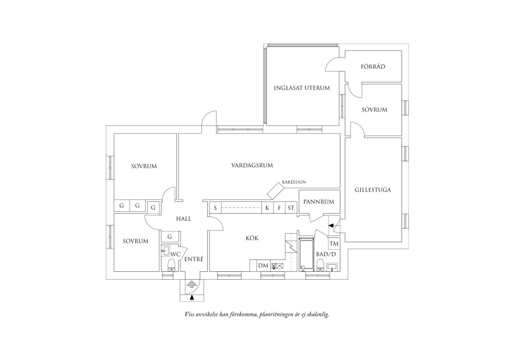 Planritning 1 Furuhällsvägen 28