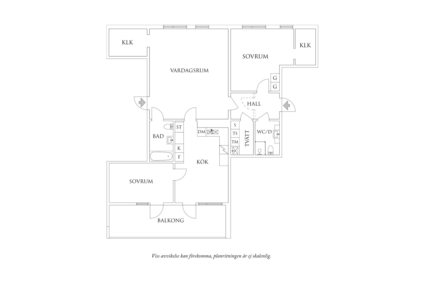 Planritning 1 Sveagatan 27