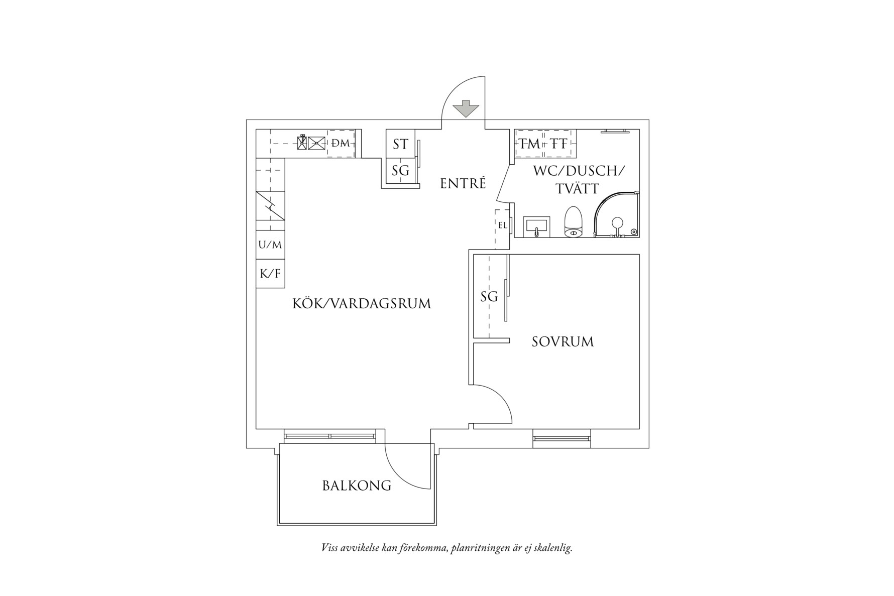 Planritning 1 Barbro Hörbergs Gata 9