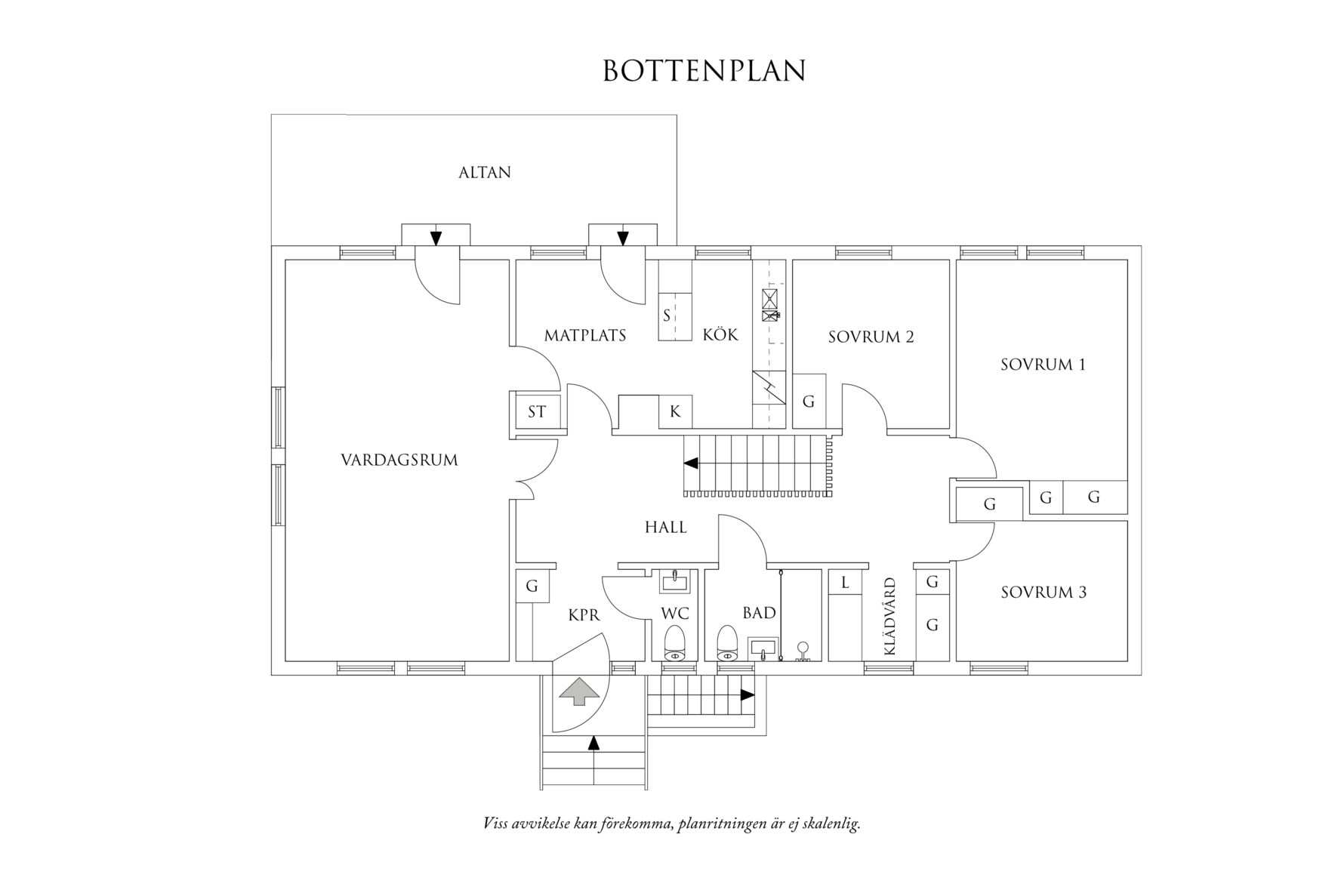 Planritning 1 Platåvägen 10