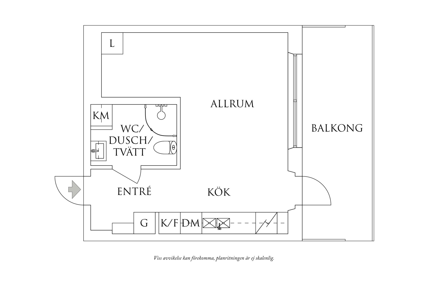 Planritning 1 Hedtångsvägen 31B