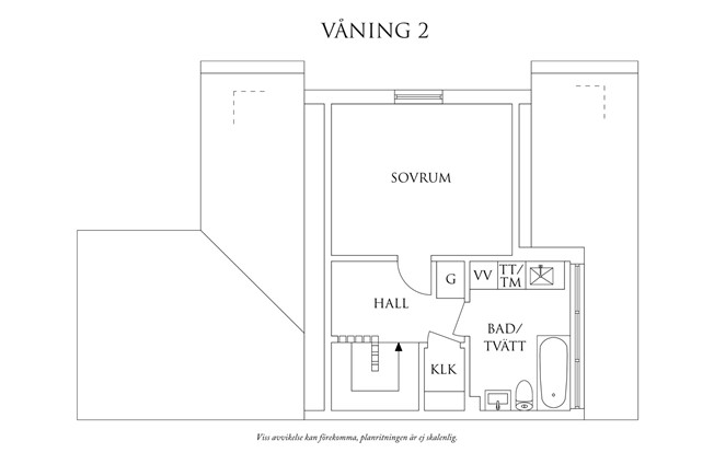Planritning 2 Hvilan 1A