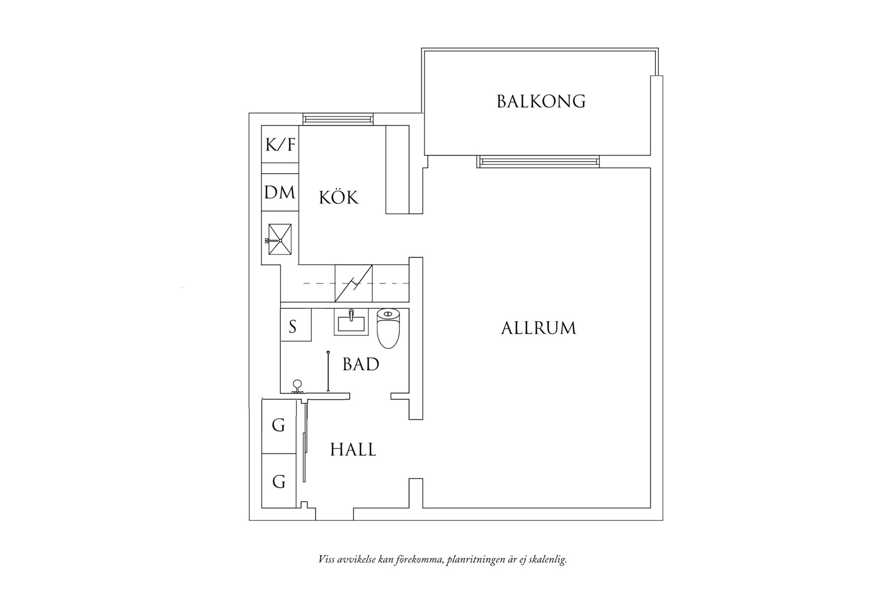 Planritning 1 Blandsädesgatan 6A