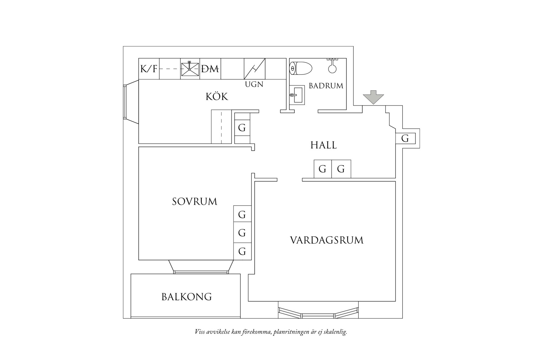 Planritning 1 Raketgatan 6