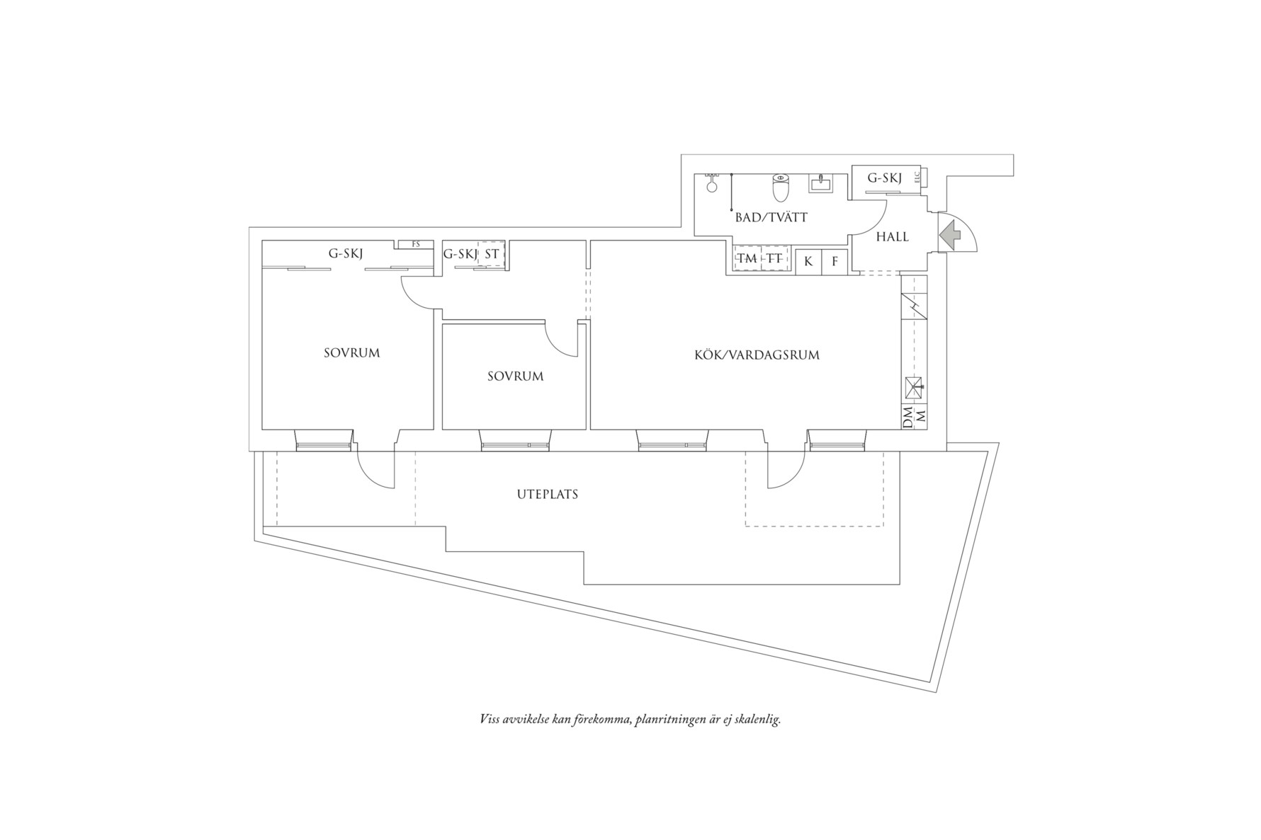 Planritning 1 Walter Bengtssons gata 39
