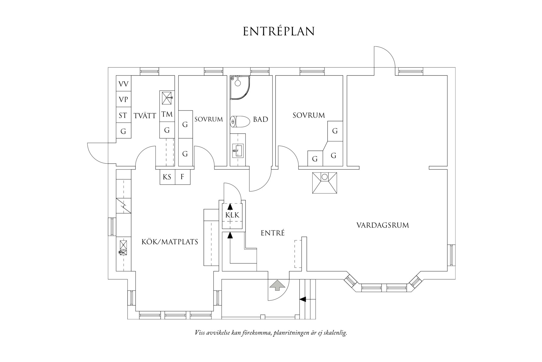 Planritning 1 Sandlyckans väg 89