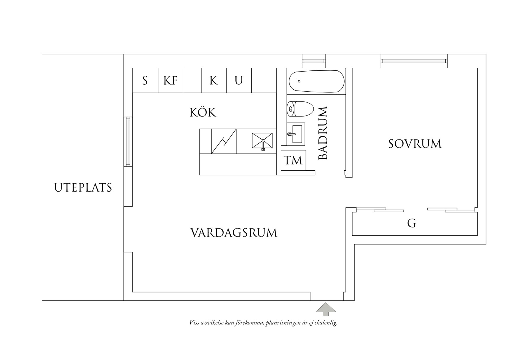 Planritning 1 Föreningsgatan 1A