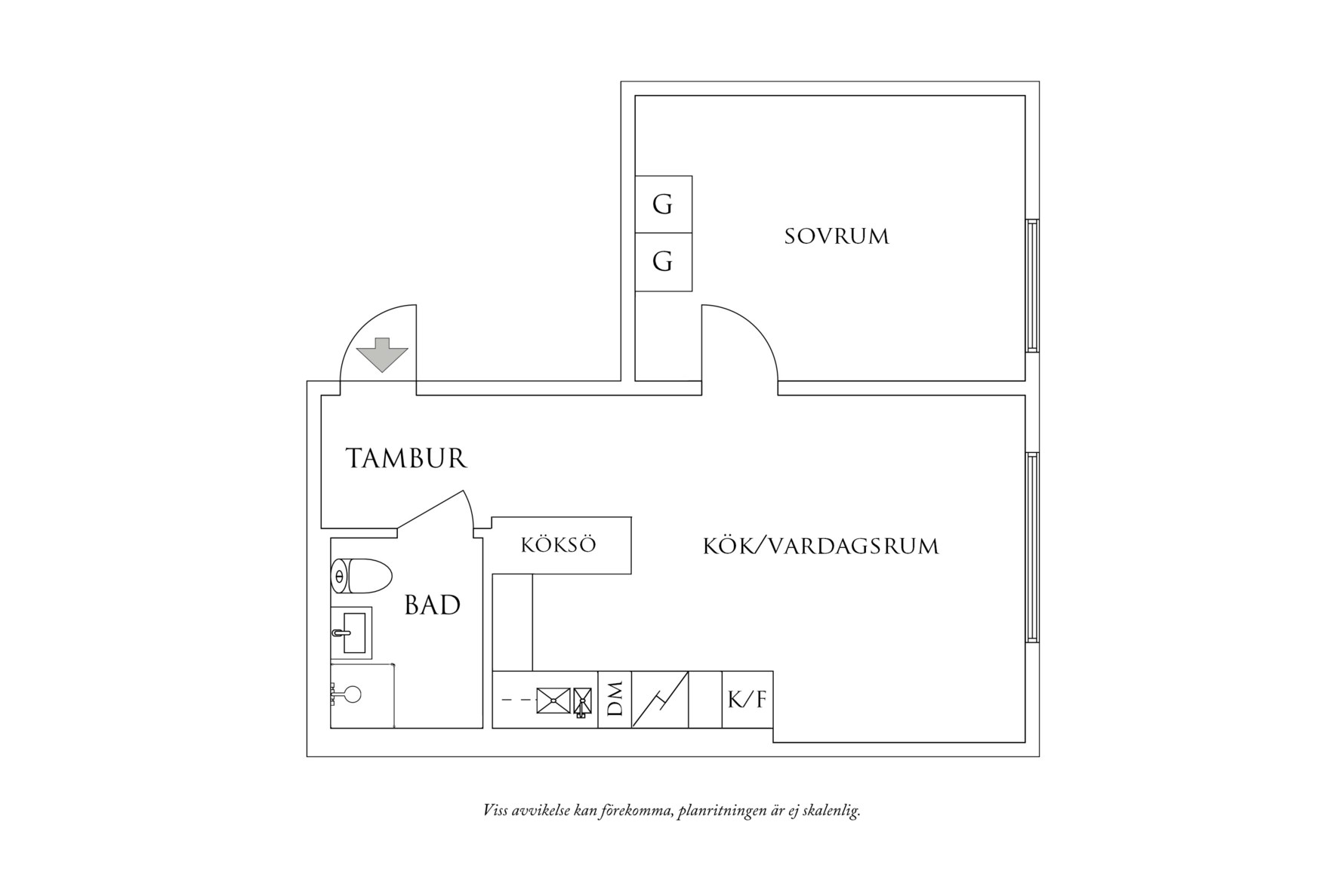 Planritning 1 Skepparegången 28