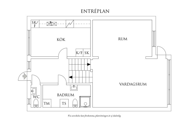 Planritning 1 Ridlärargatan 4G