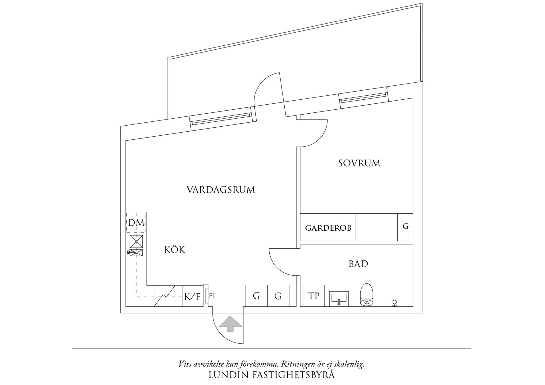 Planritning 1 Monsungatan 65B