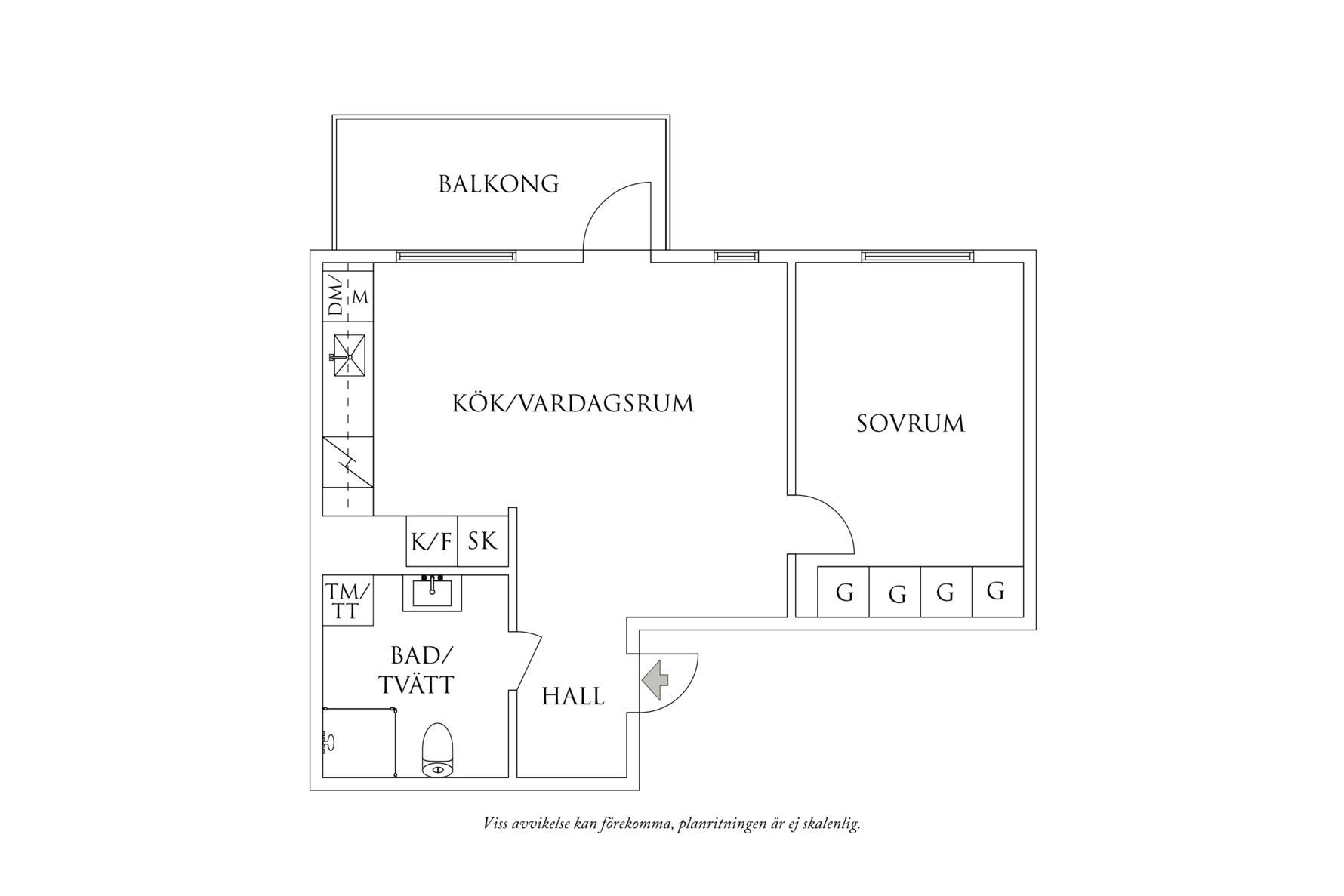 Planritning 2 Hovås Allé 11