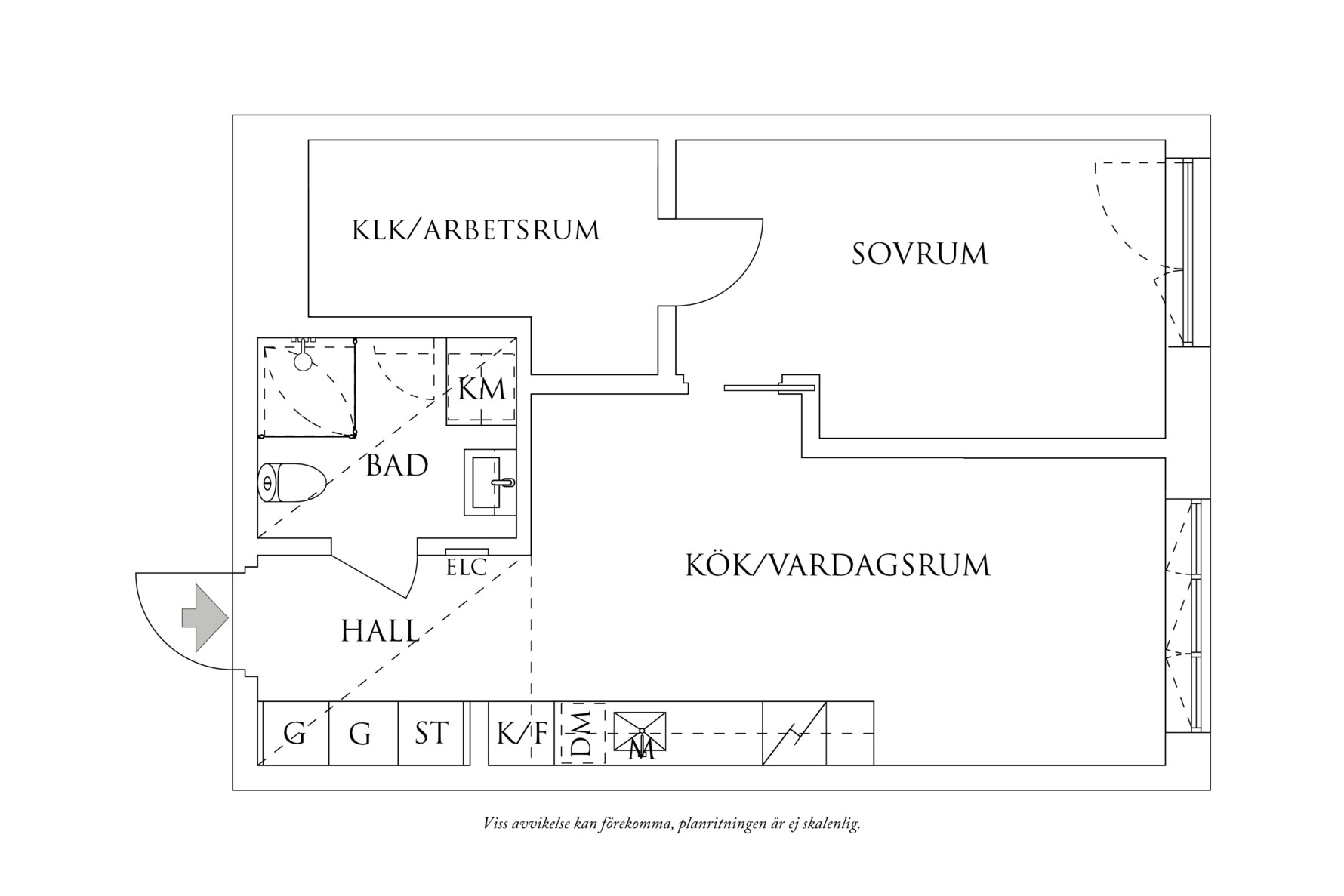 Planritning 1 Nordhemsgatan 10